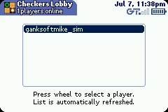 Lobby screen