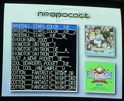 Game Selection Menu